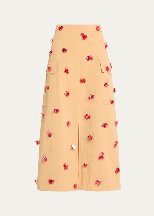 Rhodes Sequined Midi Skirt